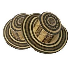 Sombrero vueltiao en cartulina